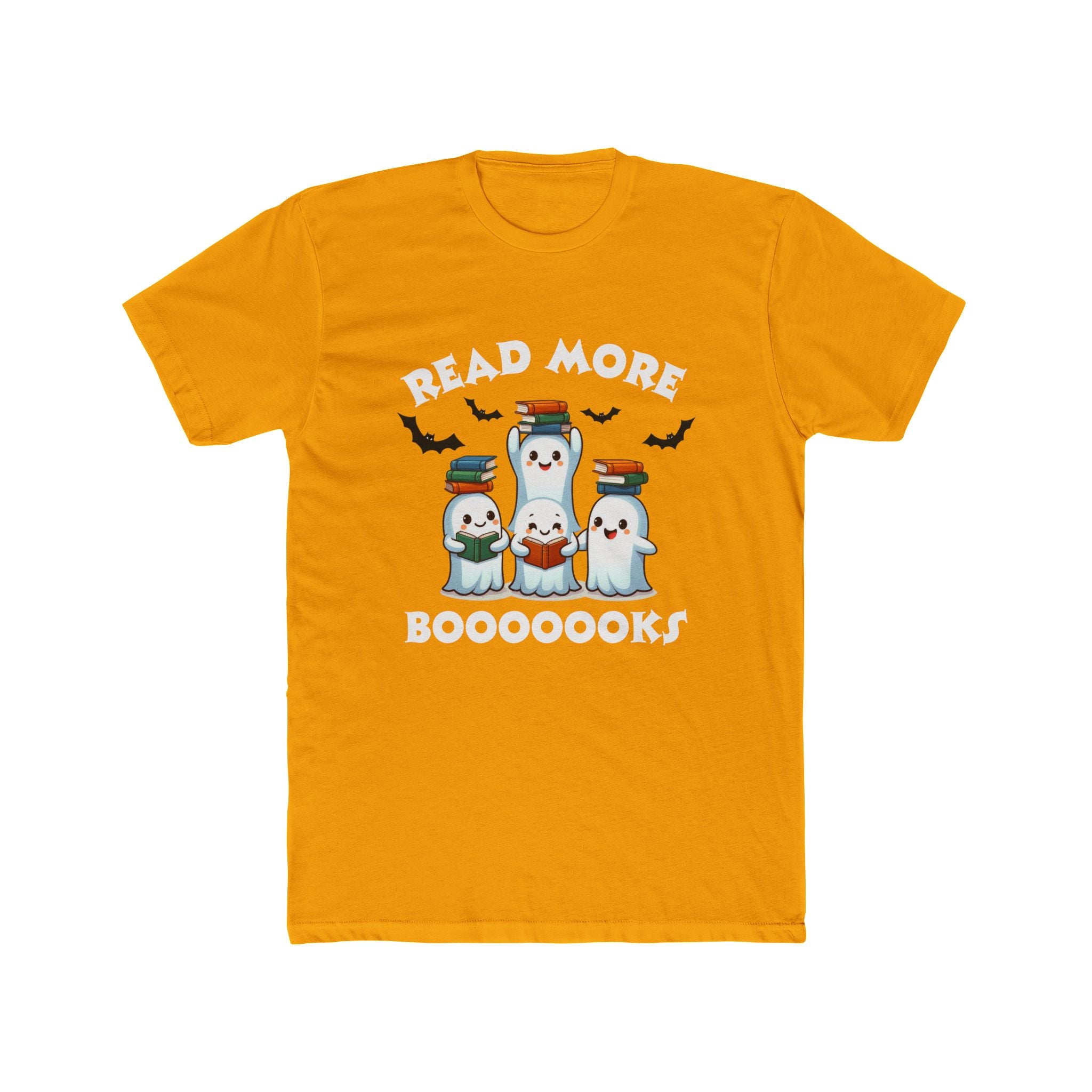 Ghost Family Halloween T‑Shirt — Cute Stacked Ghosts with Bats