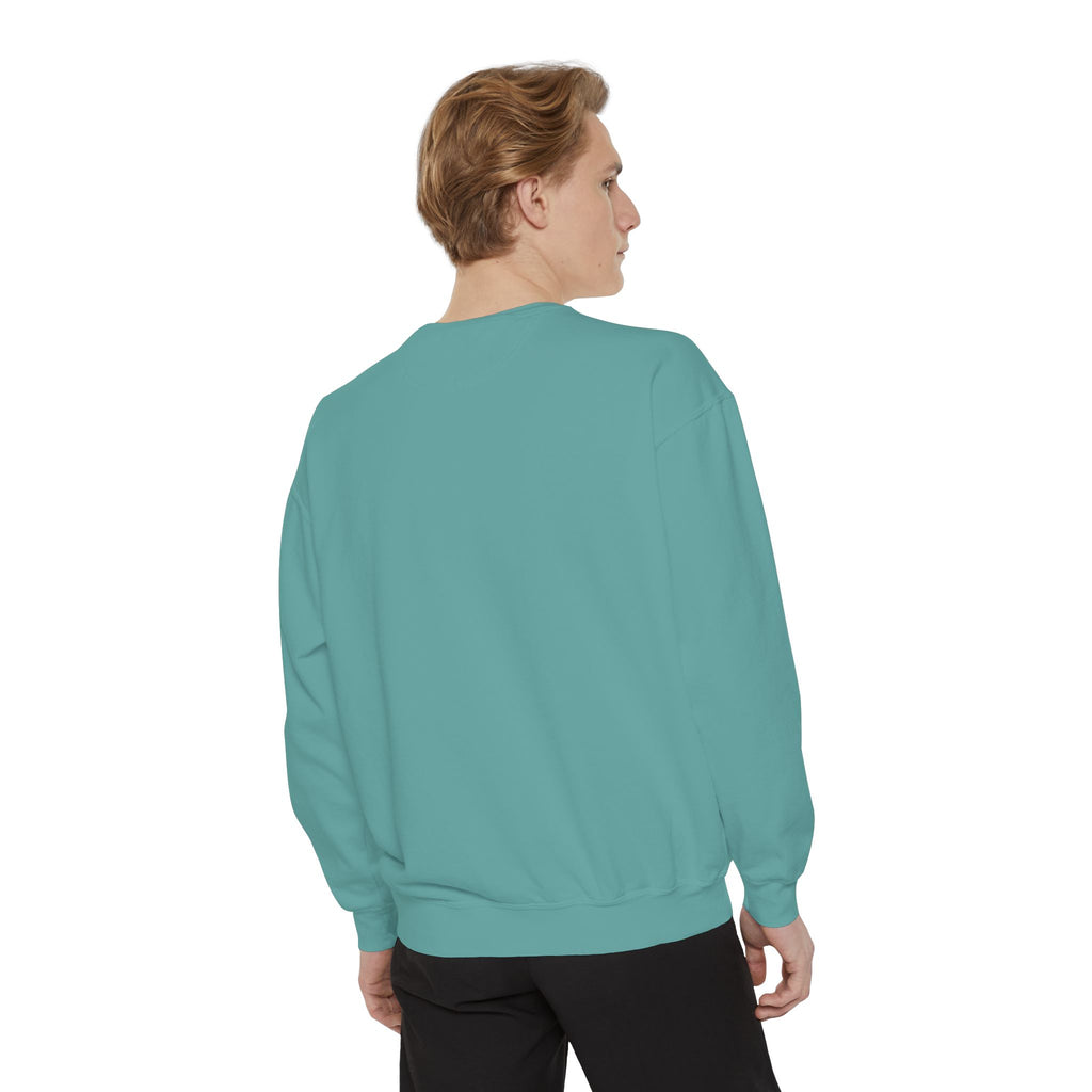 Holiday Hot Cocoa Sweatshirt — Festive Candy Cane Latte Design