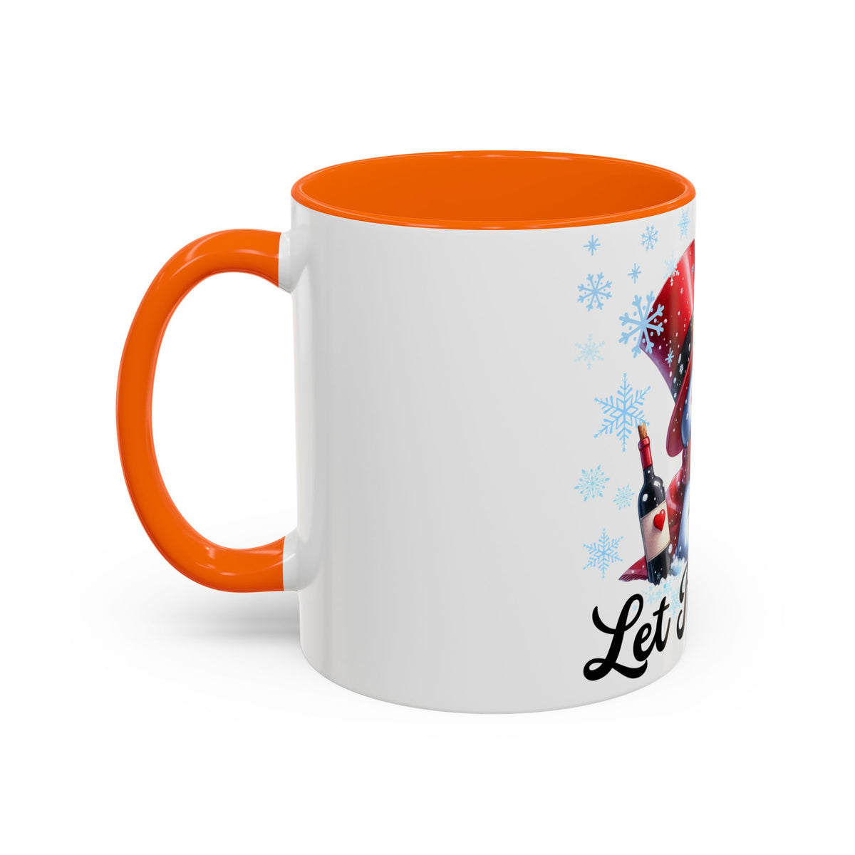 Let It Snow Snowman Holiday Coffee Mug — Festive 11/15oz Accent Mug