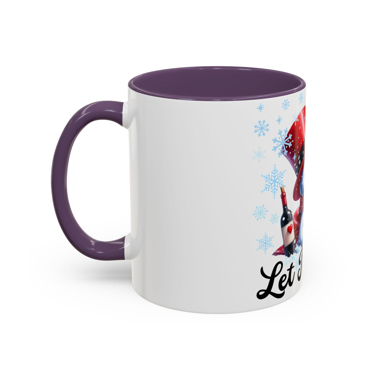 Let It Snow Snowman Holiday Coffee Mug — Festive 11/15oz Accent Mug