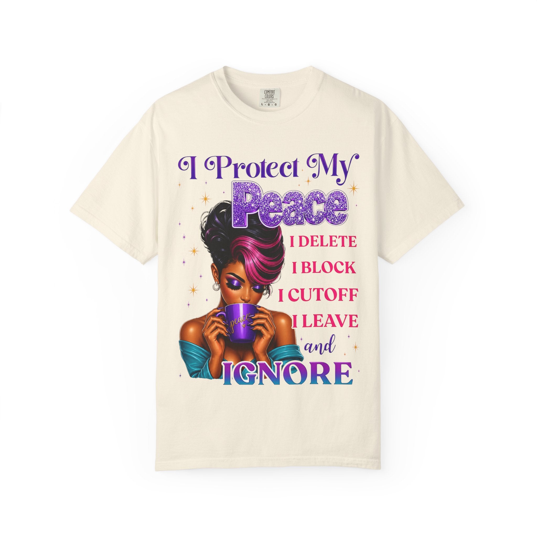 I Protect My Peace T-Shirt — Bold Self-Care Graphic Tee