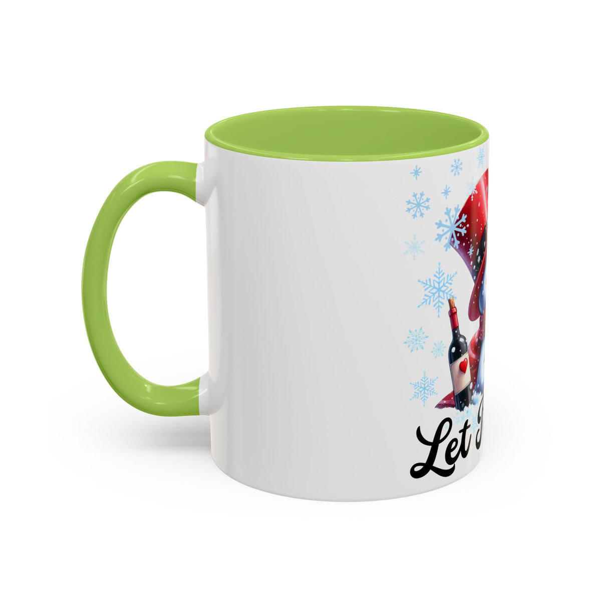 Let It Snow Snowman Holiday Coffee Mug — Festive 11/15oz Accent Mug