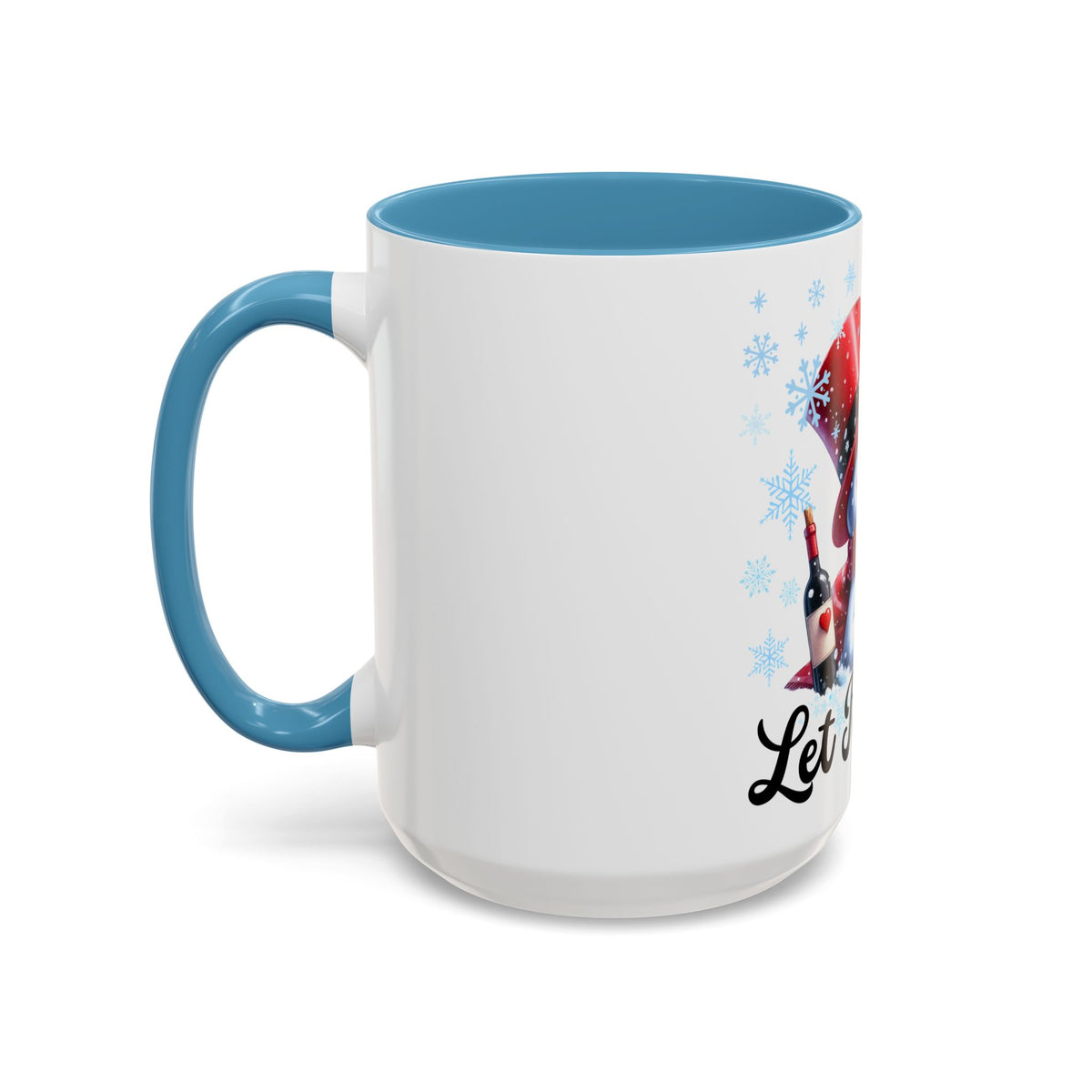 Let It Snow Snowman Holiday Coffee Mug — Festive 11/15oz Accent Mug