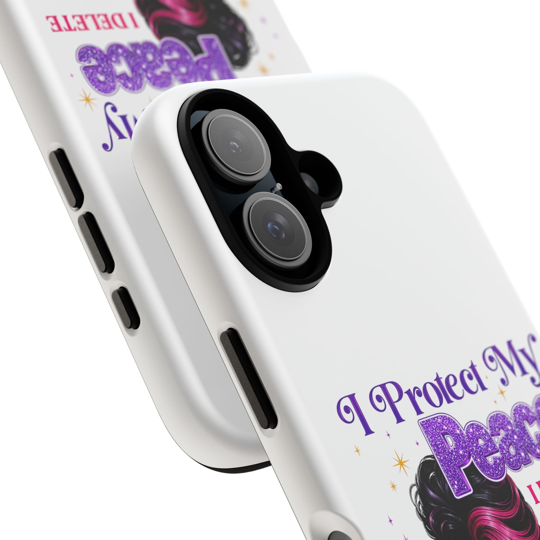 Phone Case — "I Protect My Peace" Bold Protective Phone Cover