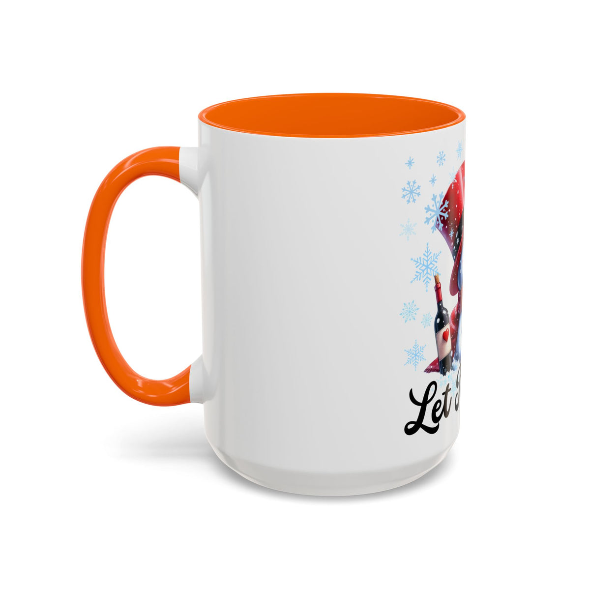 Let It Snow Snowman Holiday Coffee Mug — Festive 11/15oz Accent Mug