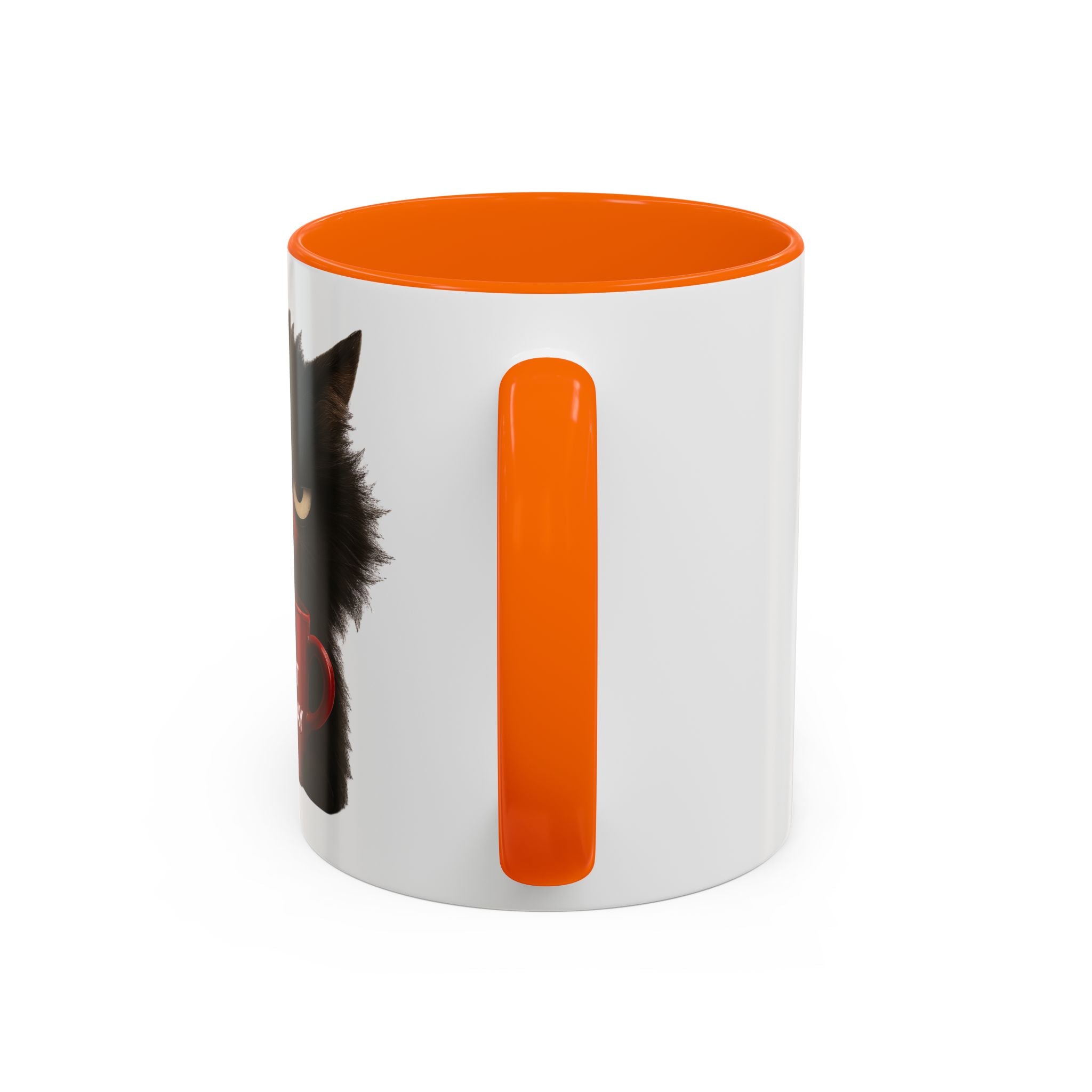 Black Cat Coffee Mug — Cute Kitty Accent Mug (11/15 oz)