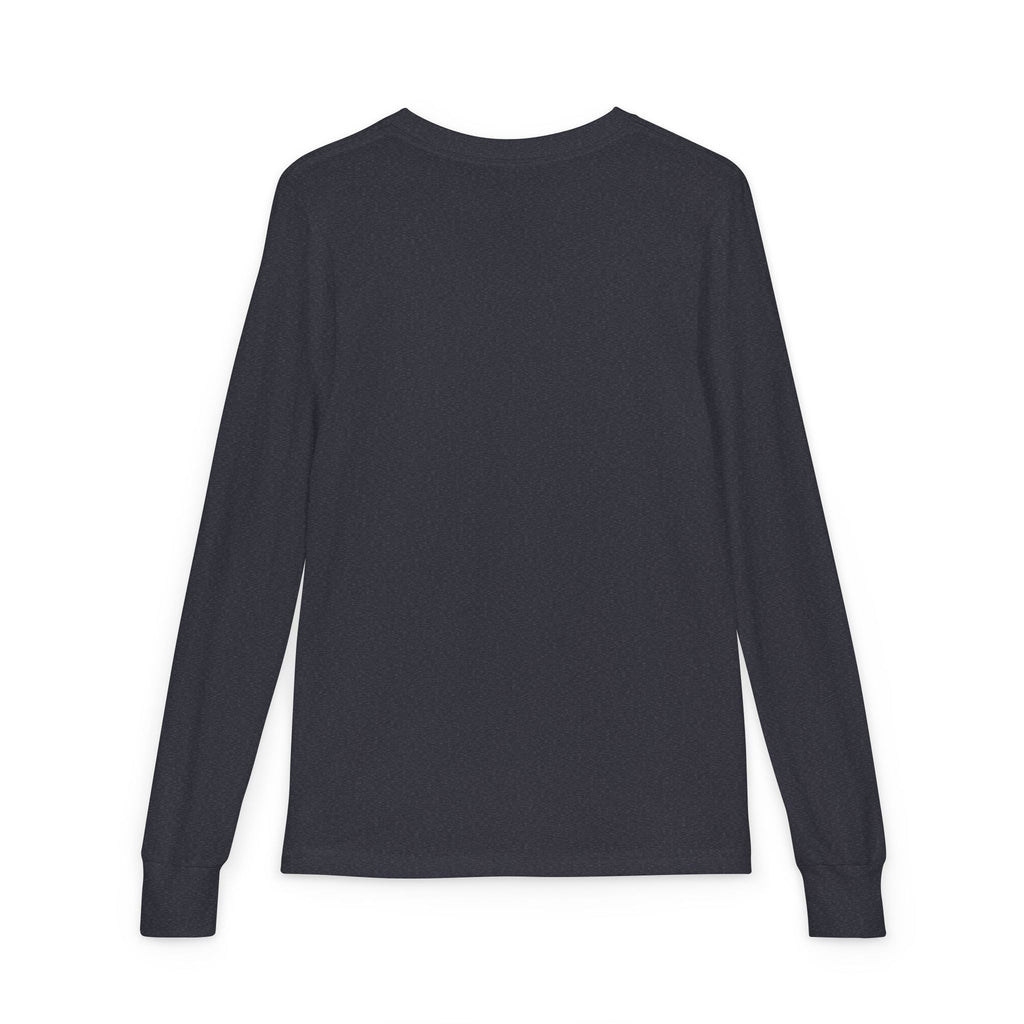 Youth Long Sleeve Tee — "Spooky & Fabulous" Halloween Cat Pumpkin Design