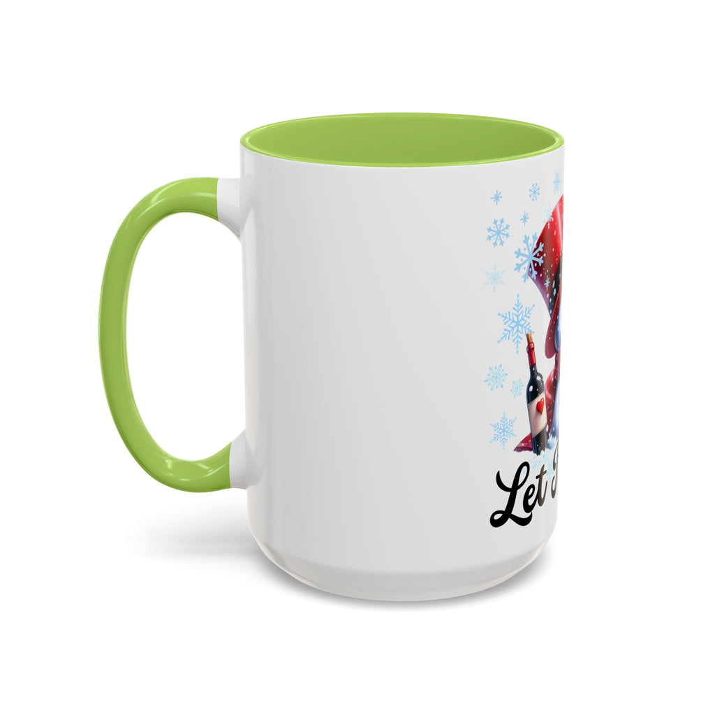Let It Snow Snowman Holiday Coffee Mug — Festive 11/15oz Accent Mug