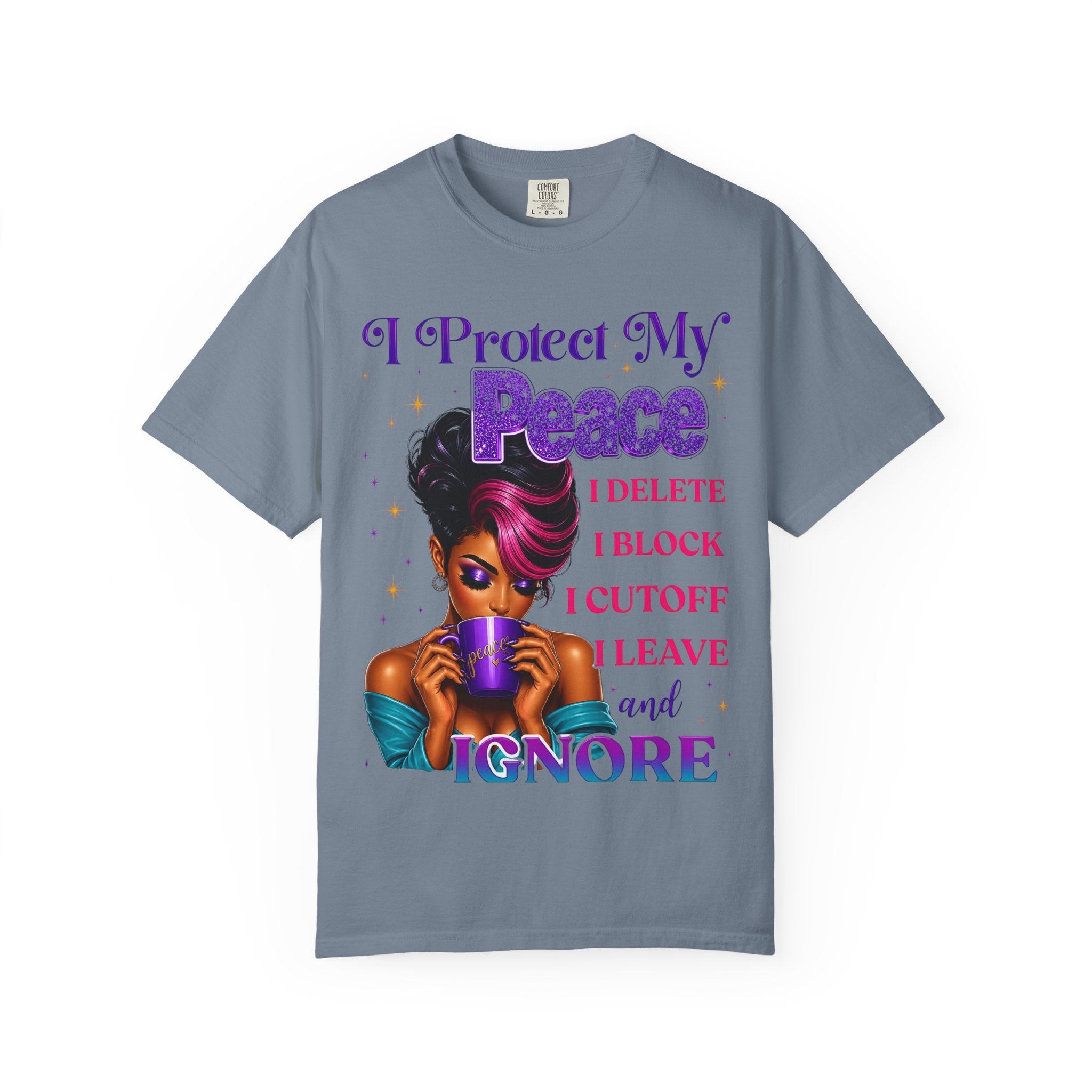 I Protect My Peace T-Shirt — Bold Self-Care Graphic Tee