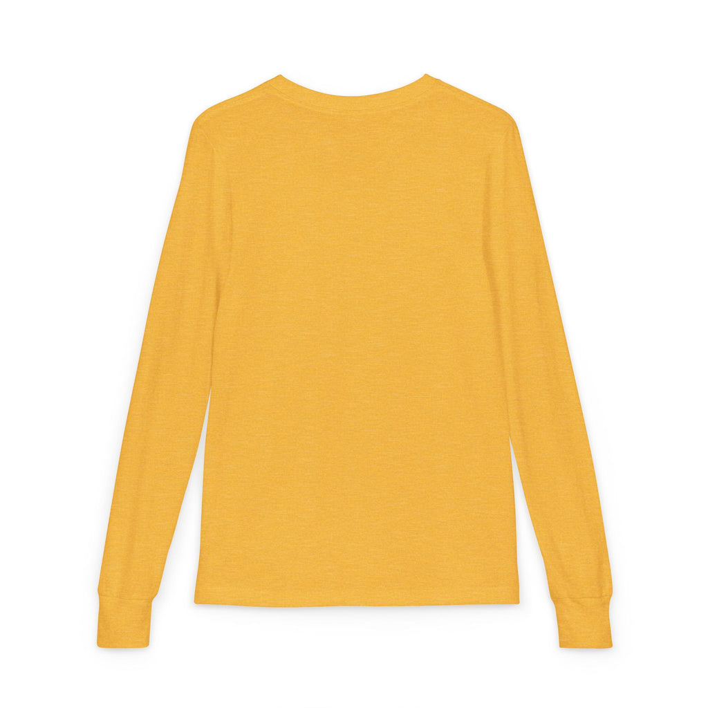 Youth Long Sleeve Tee — "Spooky & Fabulous" Halloween Cat Pumpkin Design