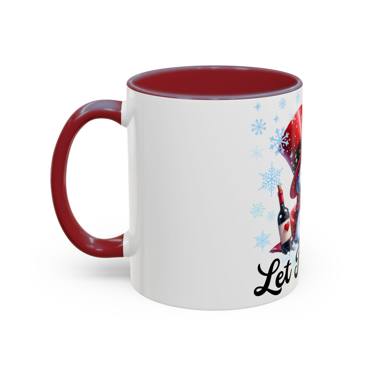 Let It Snow Snowman Holiday Coffee Mug — Festive 11/15oz Accent Mug