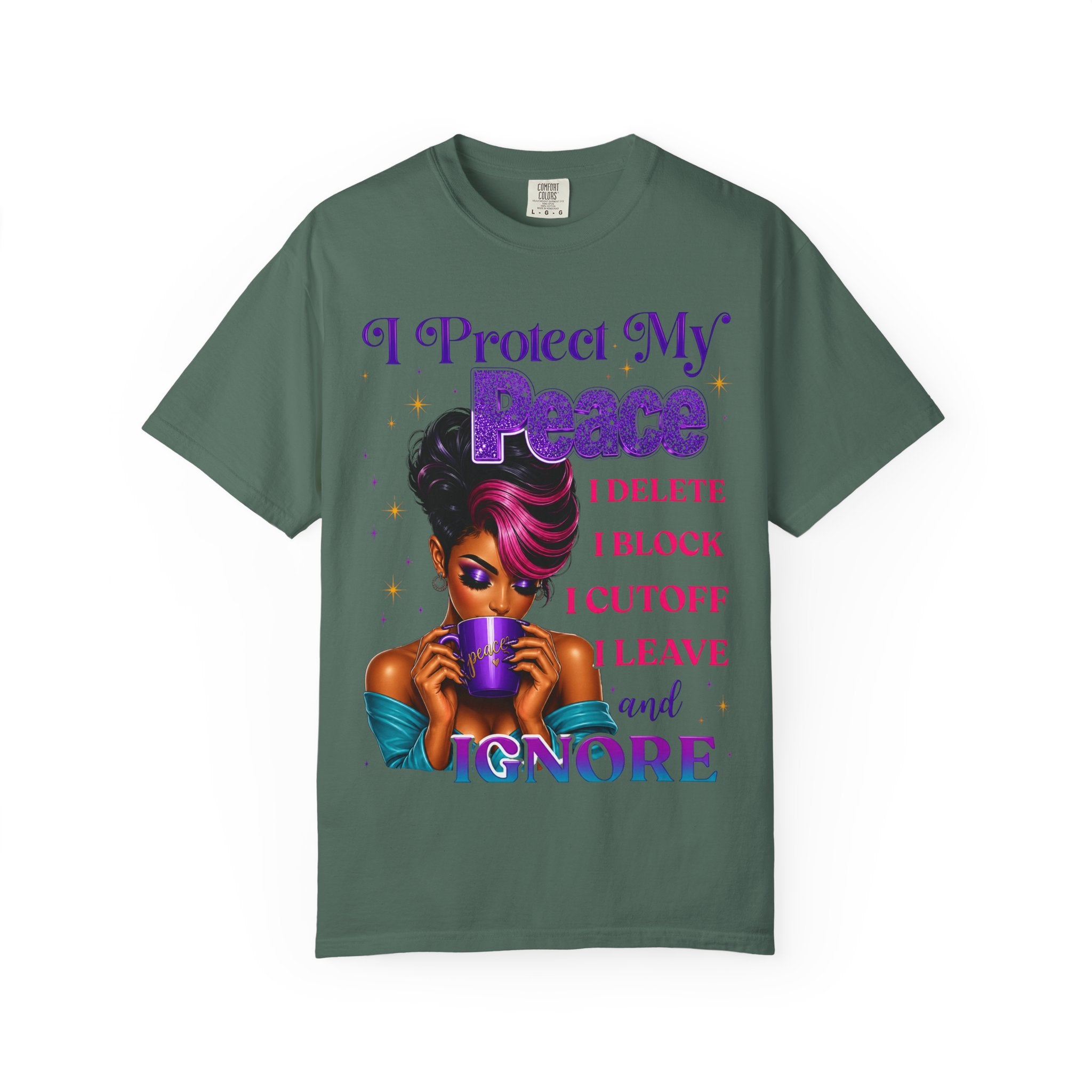 I Protect My Peace T-Shirt — Bold Self-Care Graphic Tee