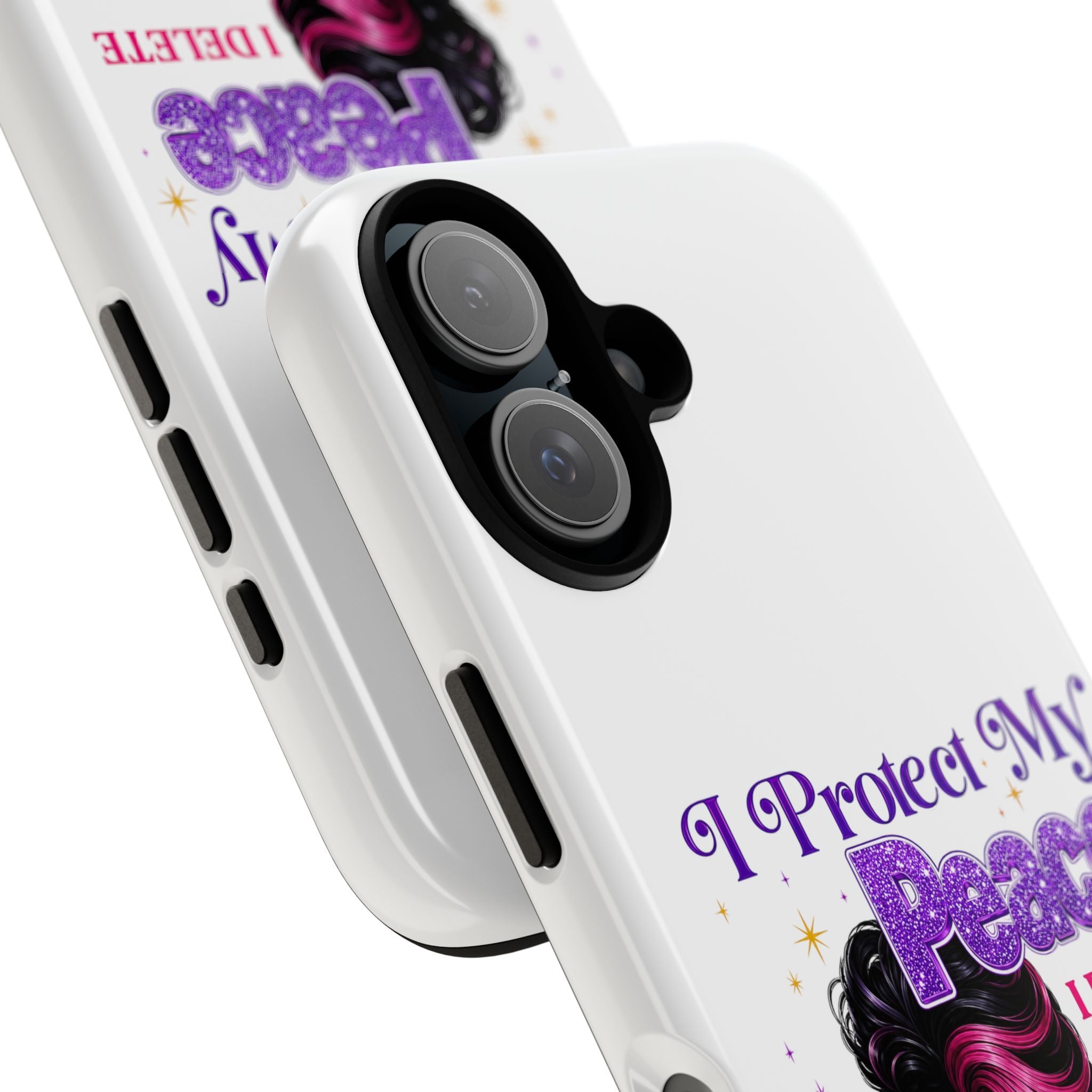 Phone Case — "I Protect My Peace" Bold Protective Phone Cover