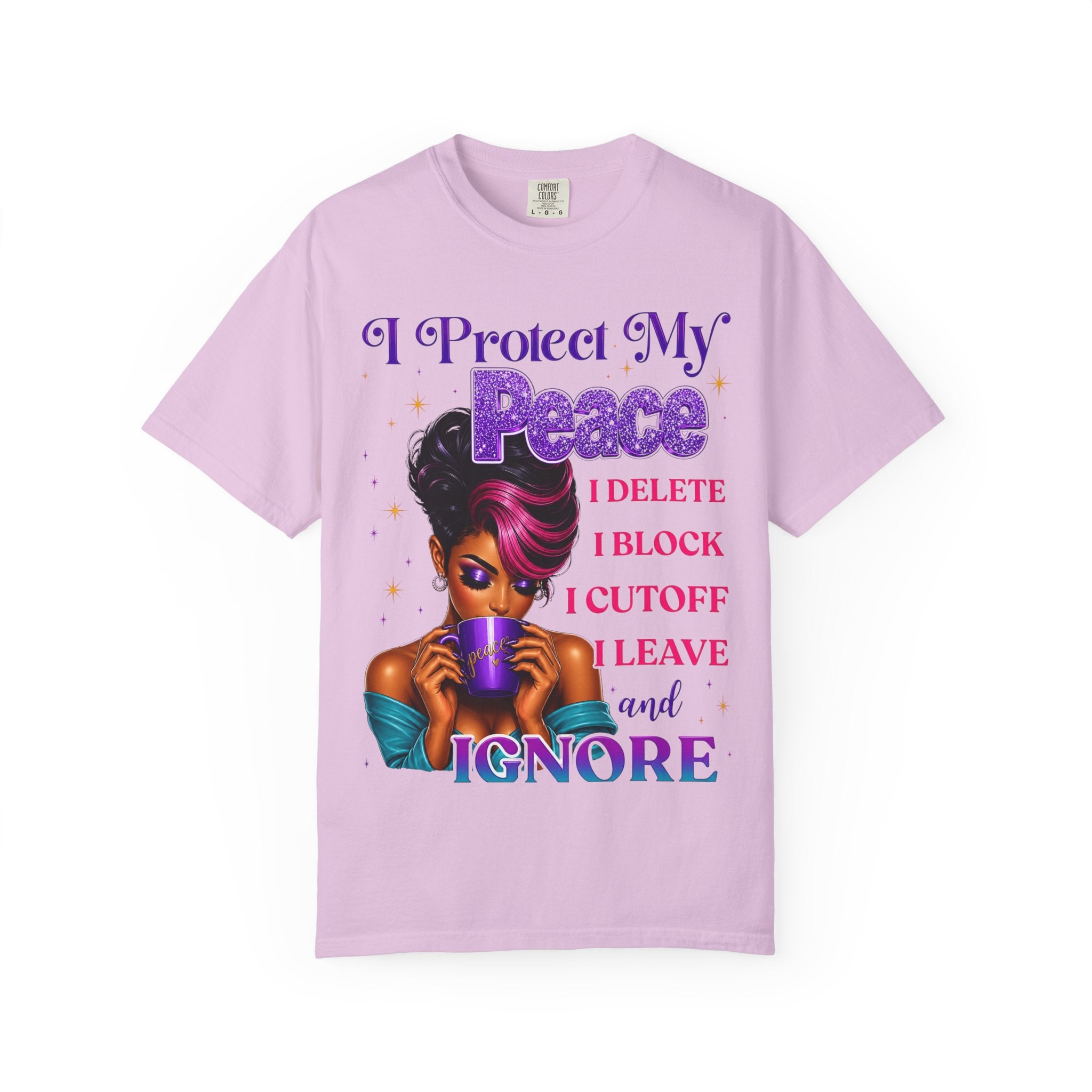 I Protect My Peace T-Shirt — Bold Self-Care Graphic Tee