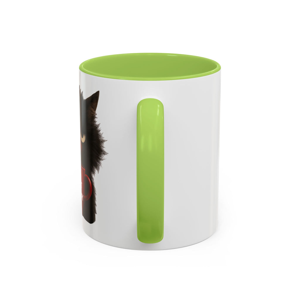 Black Cat Coffee Mug — Cute Kitty Accent Mug (11/15 oz)