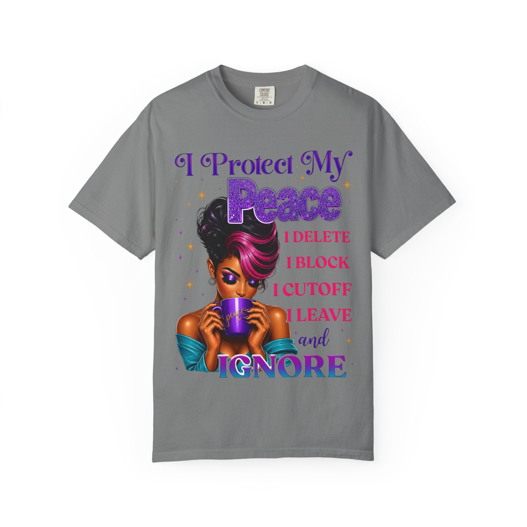 I Protect My Peace T-Shirt — Bold Self-Care Graphic Tee