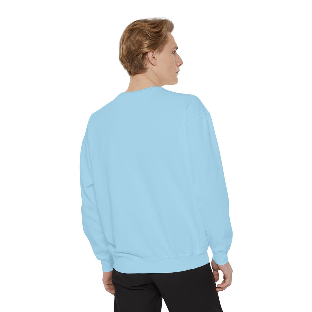 Holiday Hot Cocoa Sweatshirt — Festive Candy Cane Latte Design