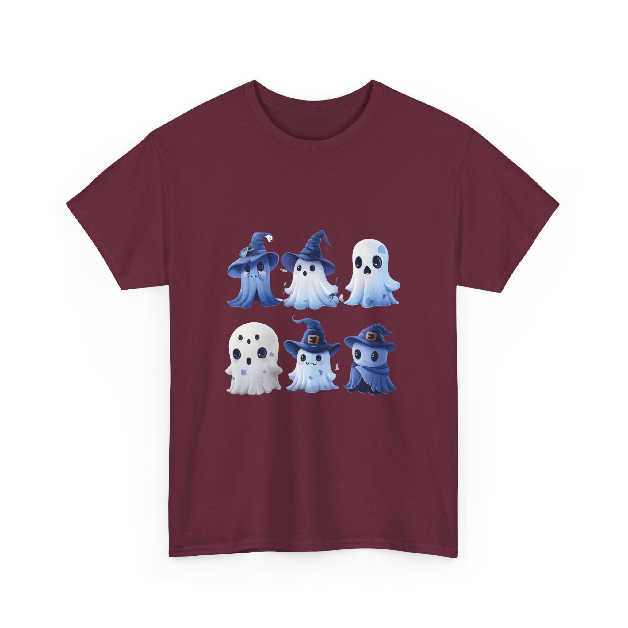 Ghost Squad Tee — Cute Blue Halloween Ghosts Shirt