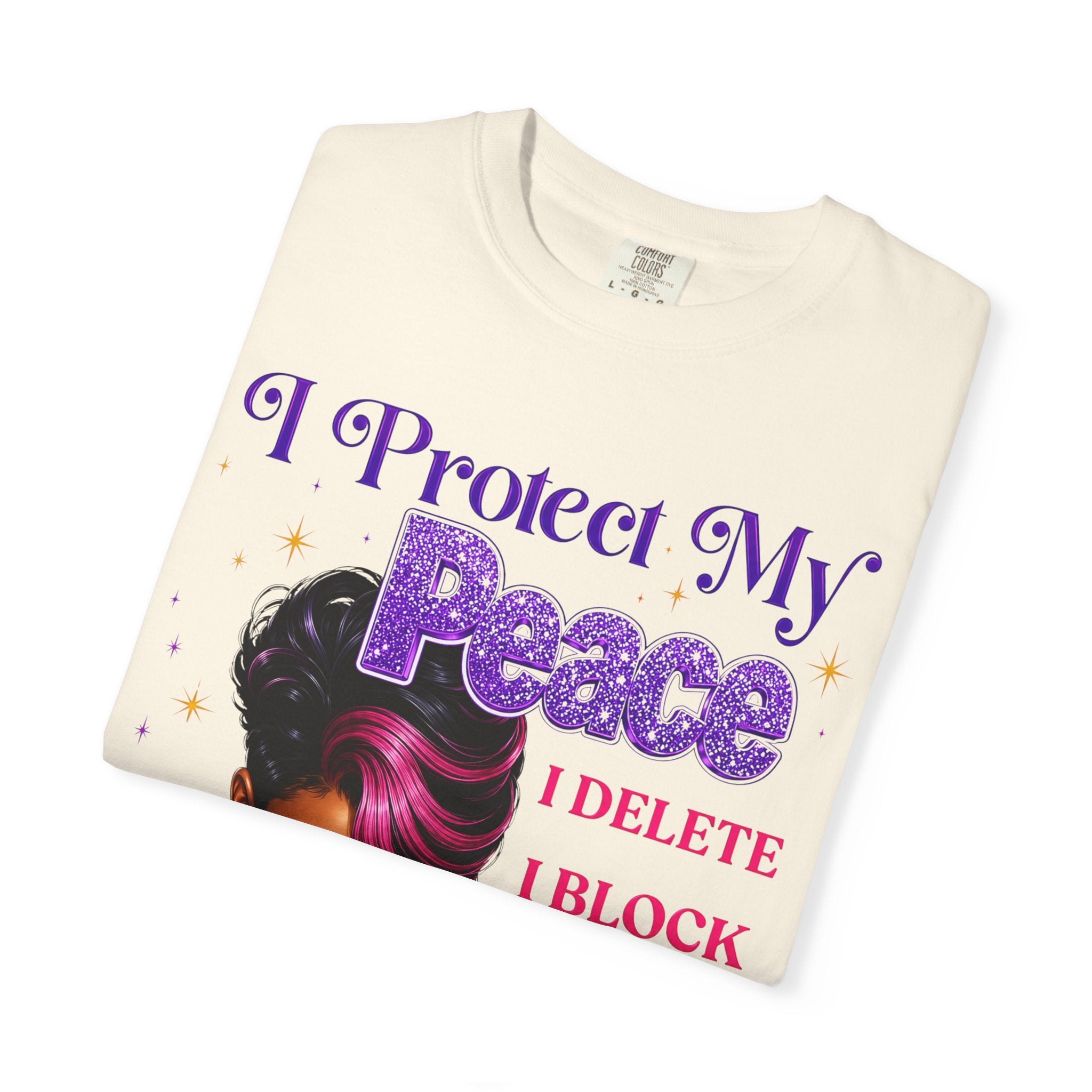 I Protect My Peace T-Shirt — Bold Self-Care Graphic Tee