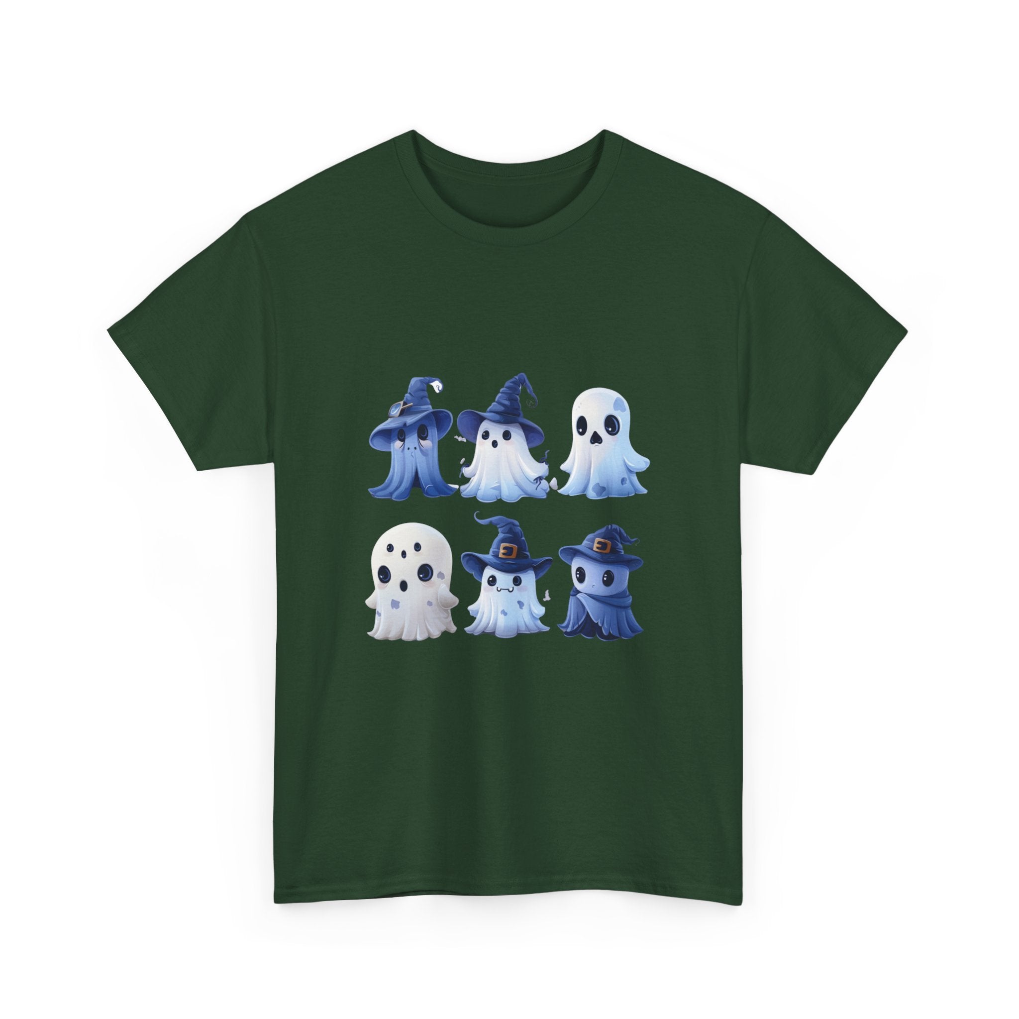 Ghost Squad Tee — Cute Blue Halloween Ghosts Shirt