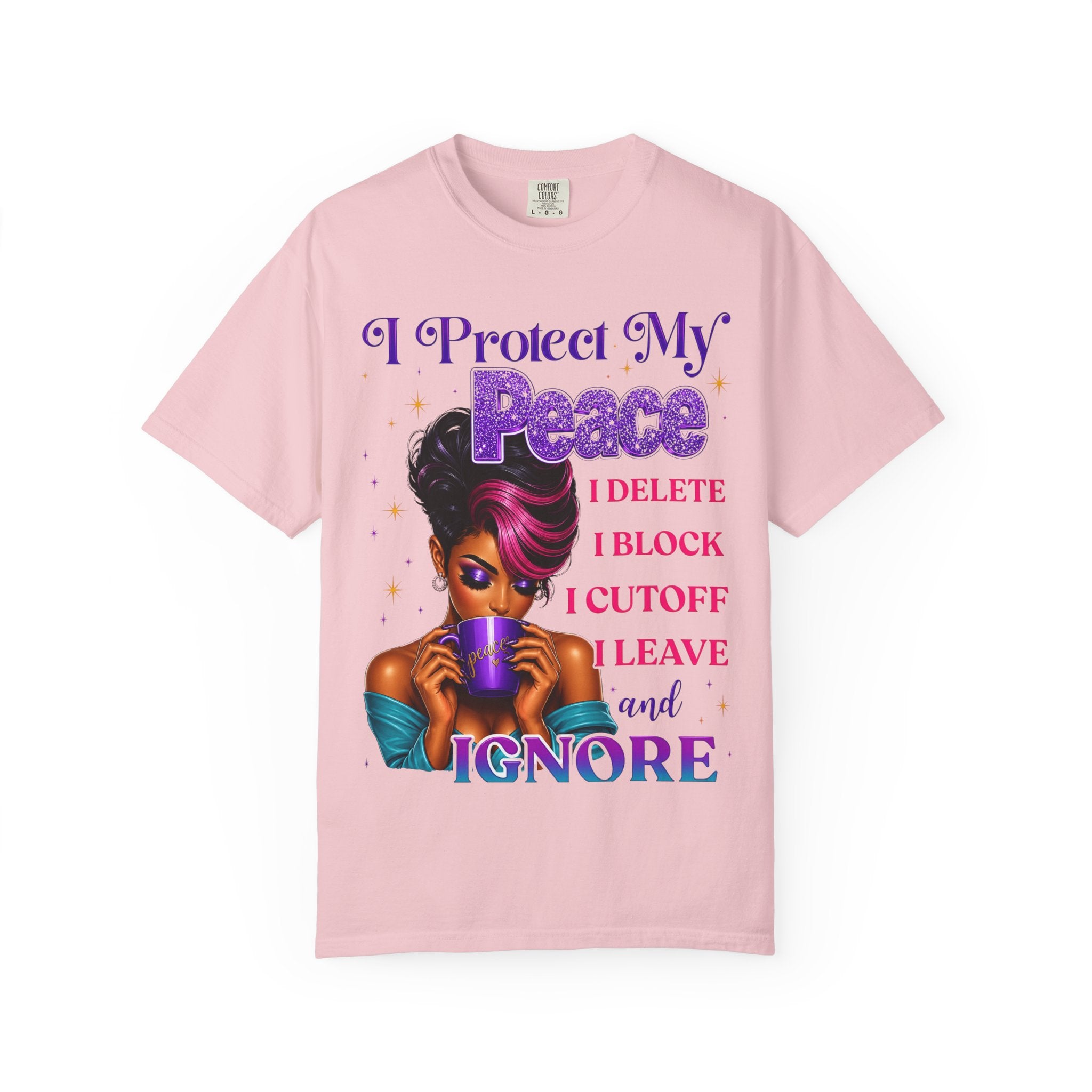 I Protect My Peace T-Shirt — Bold Self-Care Graphic Tee