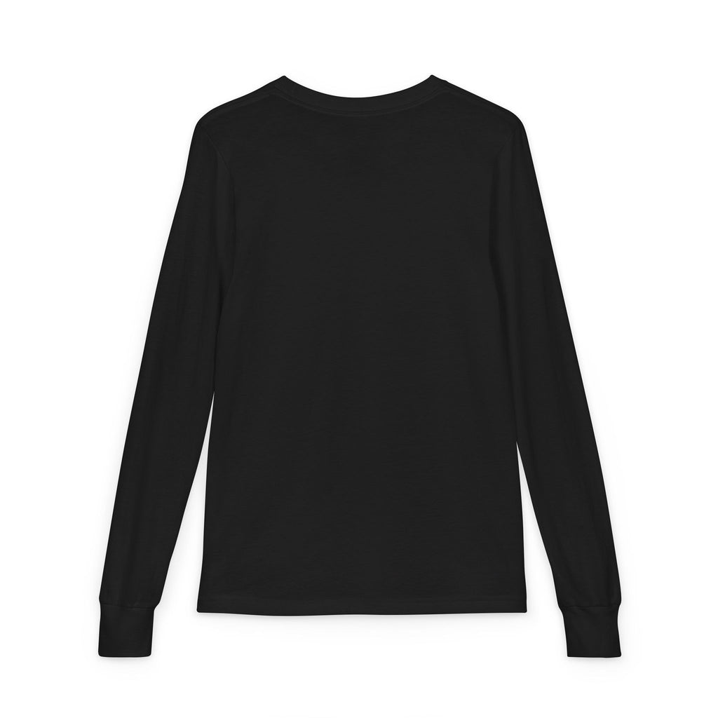 Youth Long Sleeve Tee — "Spooky & Fabulous" Halloween Cat Pumpkin Design