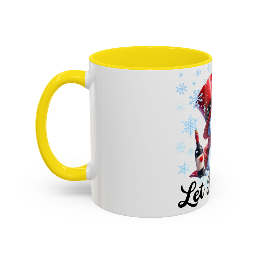 Let It Snow Snowman Holiday Coffee Mug — Festive 11/15oz Accent Mug
