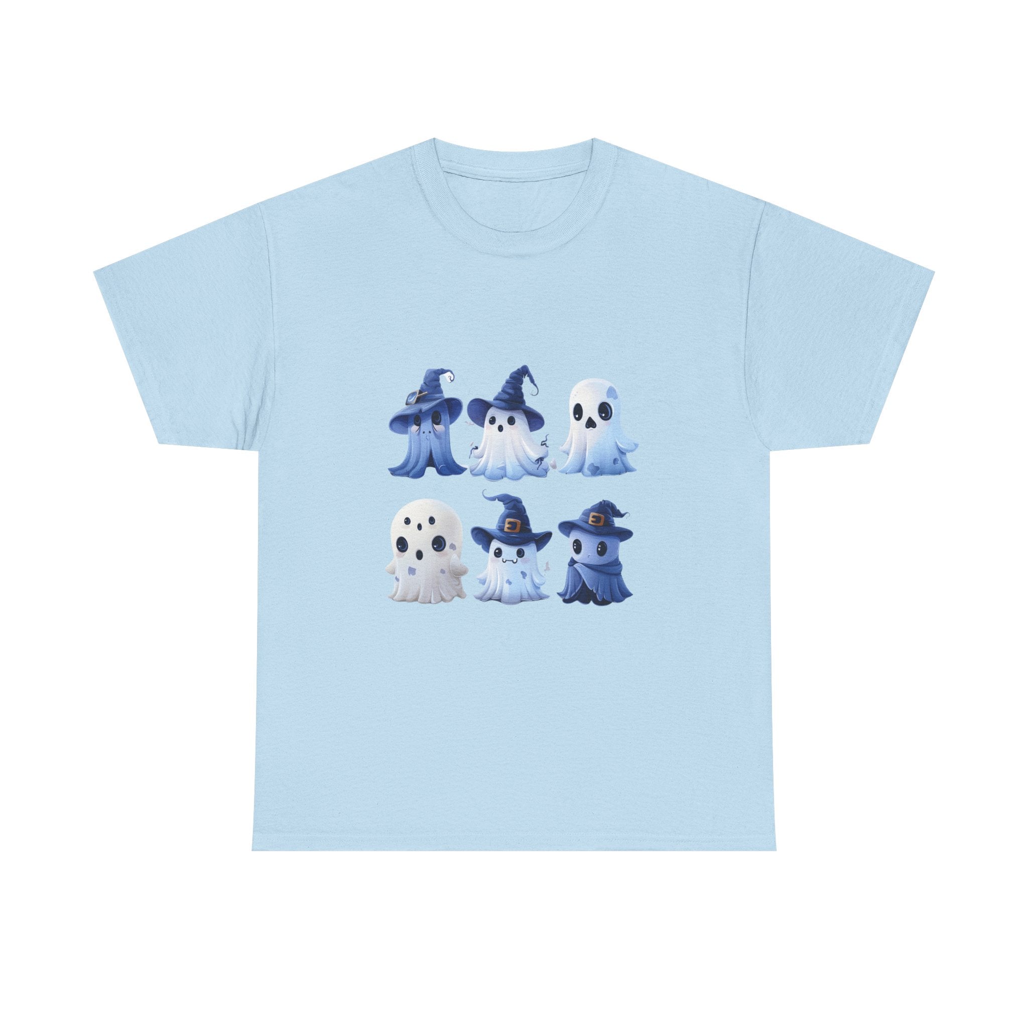Ghost Squad Tee — Cute Blue Halloween Ghosts Shirt