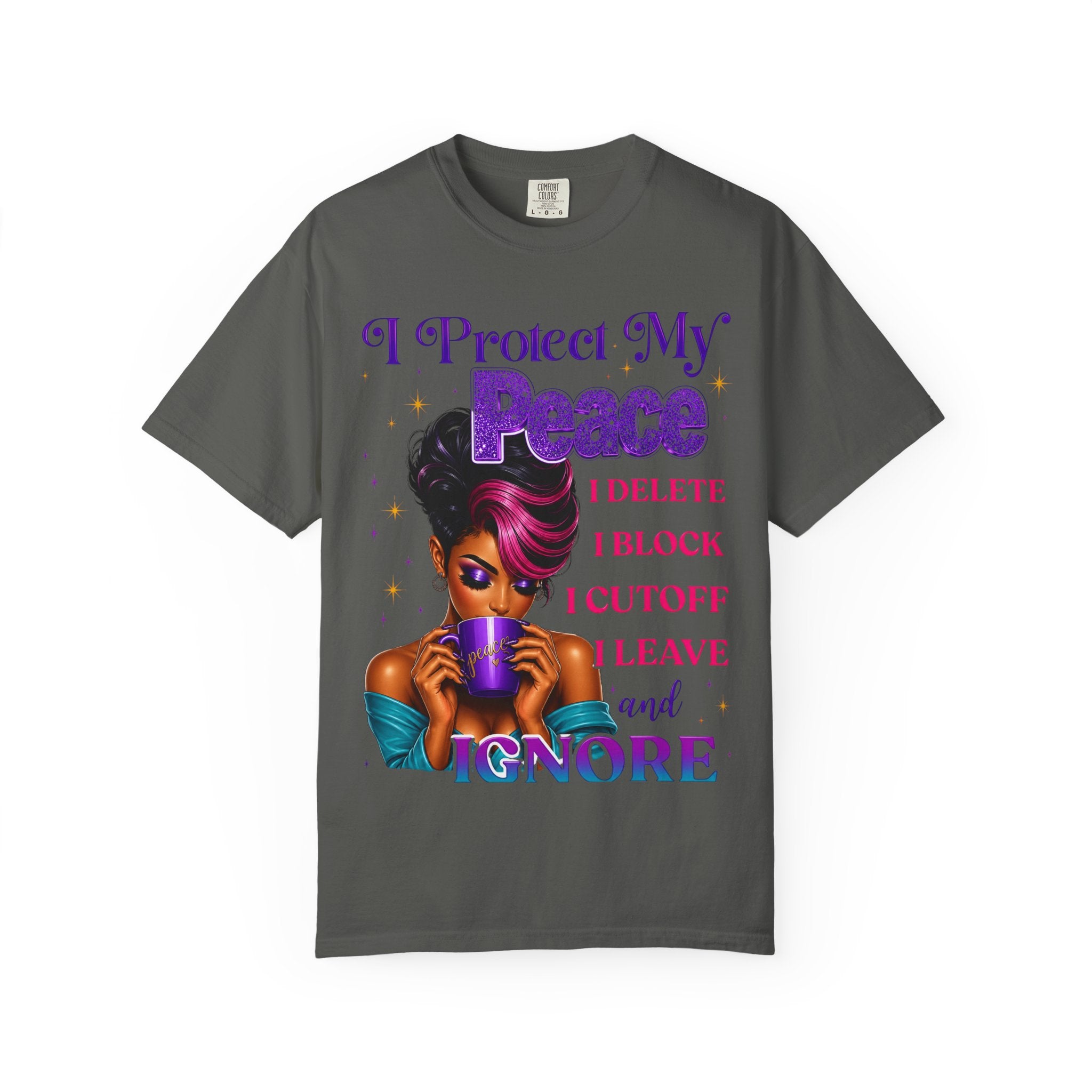 I Protect My Peace T-Shirt — Bold Self-Care Graphic Tee