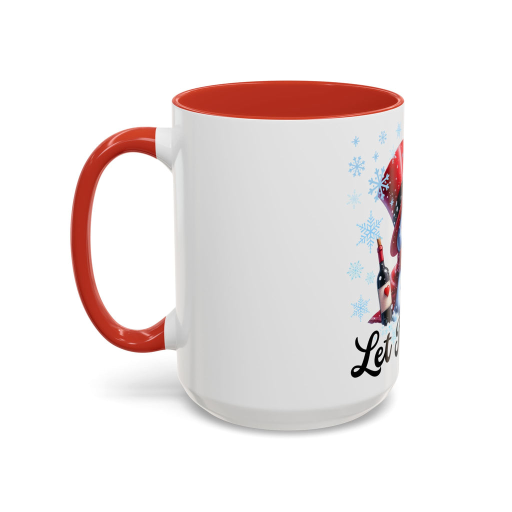 Let It Snow Snowman Holiday Coffee Mug — Festive 11/15oz Accent Mug