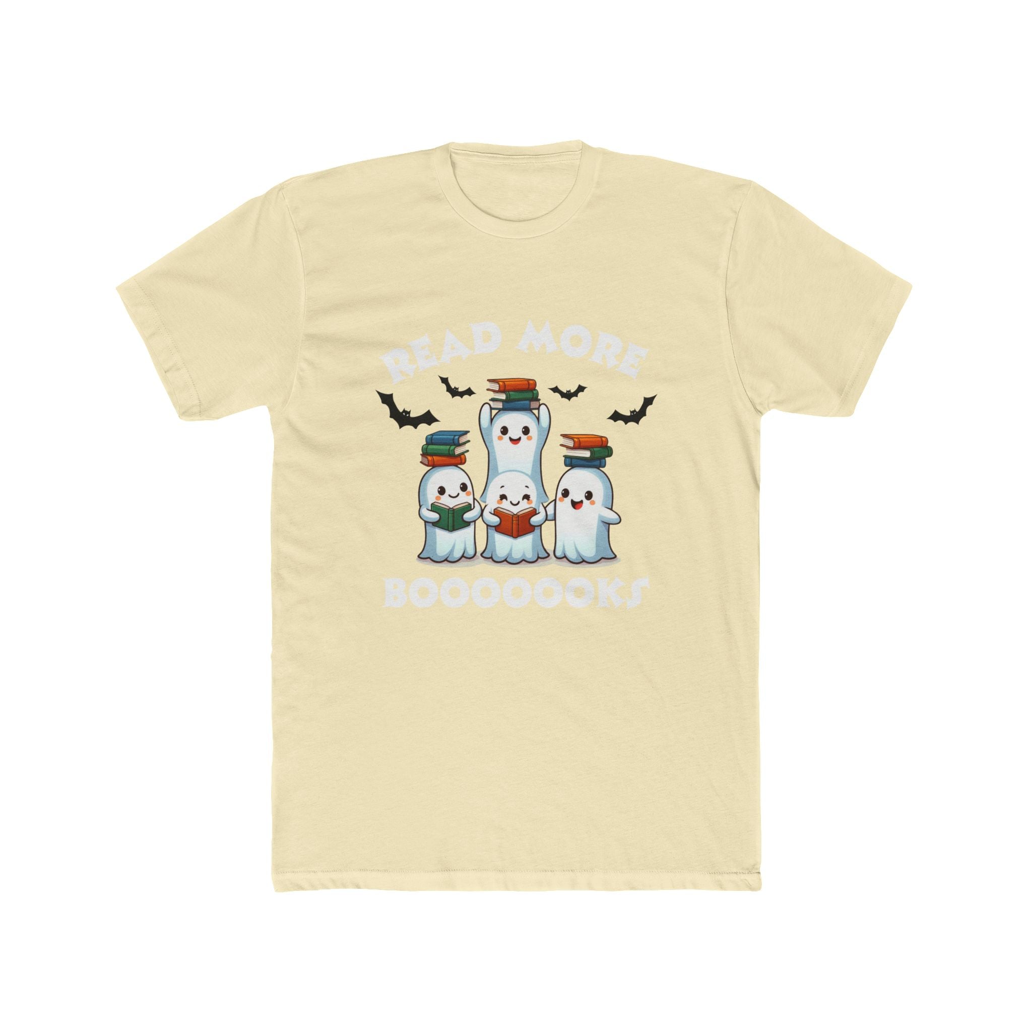 Ghost Family Halloween T‑Shirt — Cute Stacked Ghosts with Bats