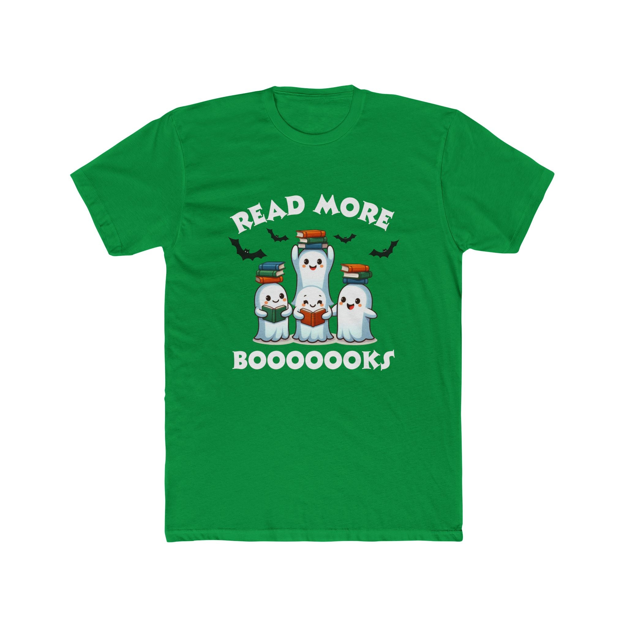 Ghost Family Halloween T‑Shirt — Cute Stacked Ghosts with Bats