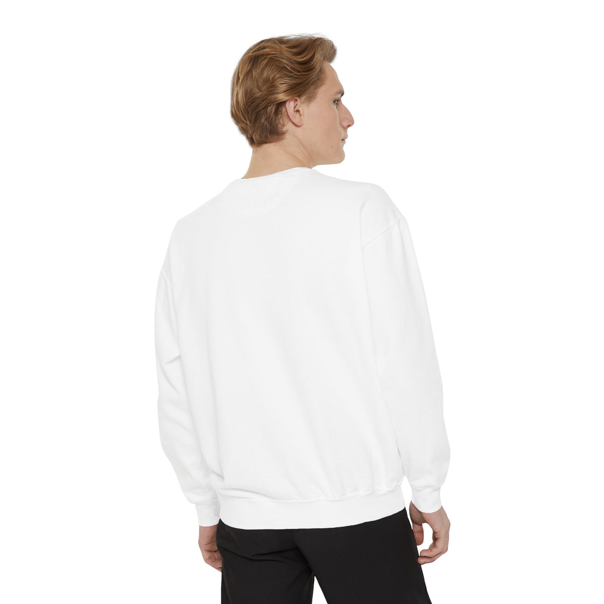 Holiday Hot Cocoa Sweatshirt — Festive Candy Cane Latte Design