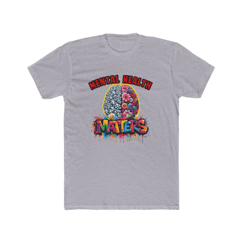 Mental Health Matters T-Shirt — Colorful Brain Awareness Tee