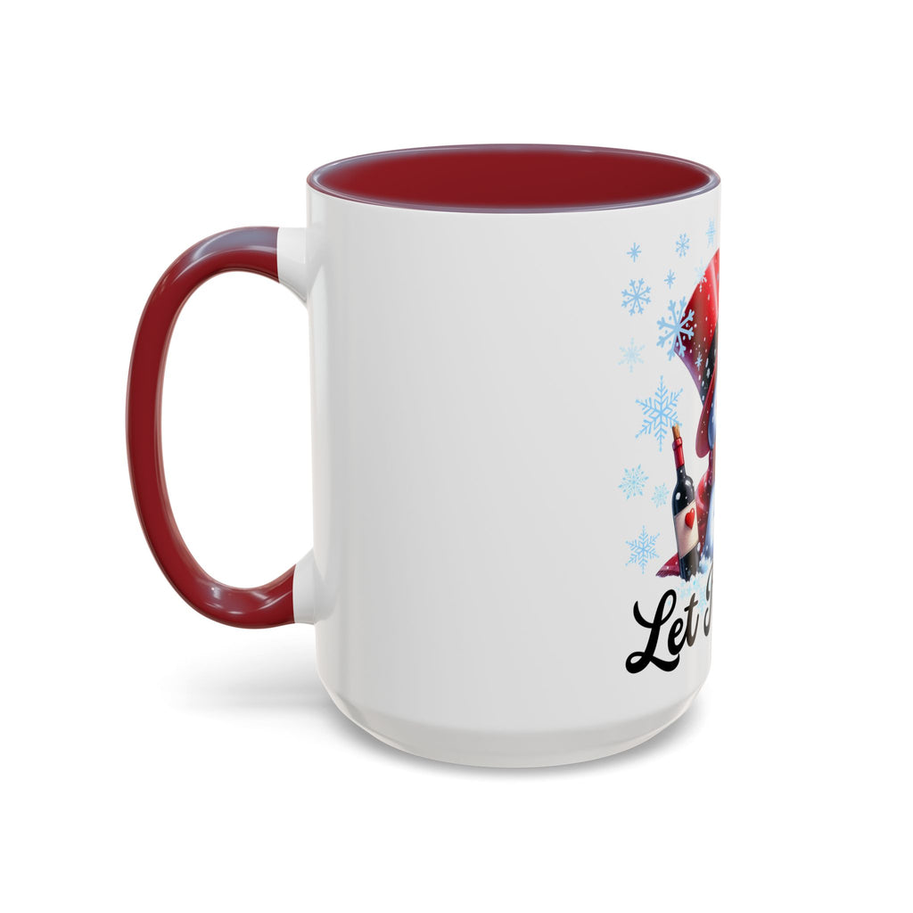 Let It Snow Snowman Holiday Coffee Mug — Festive 11/15oz Accent Mug