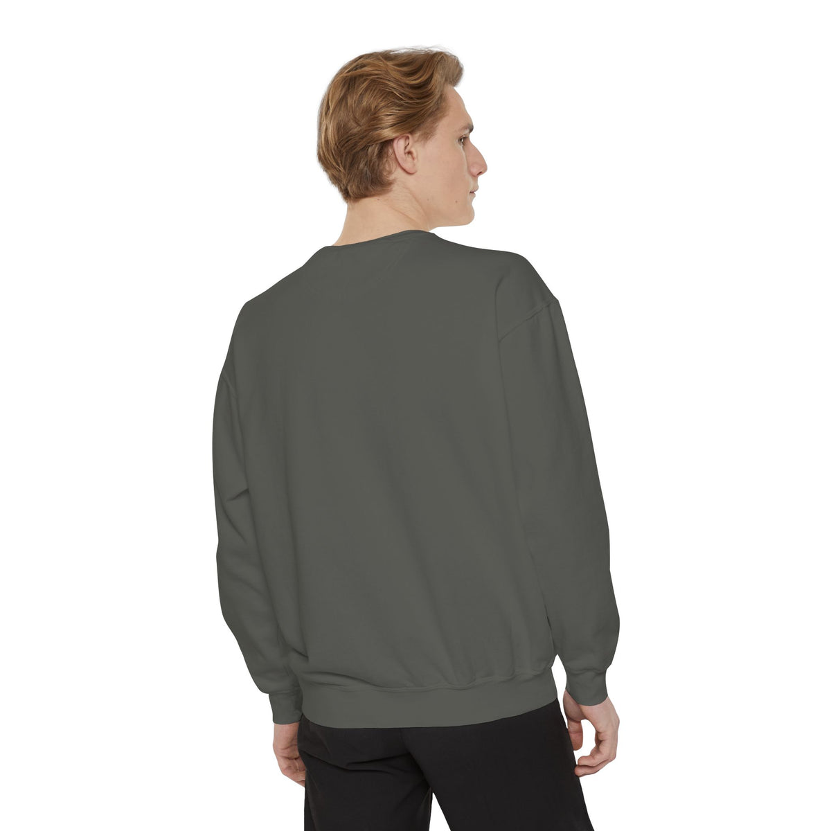 Holiday Hot Cocoa Sweatshirt — Festive Candy Cane Latte Design