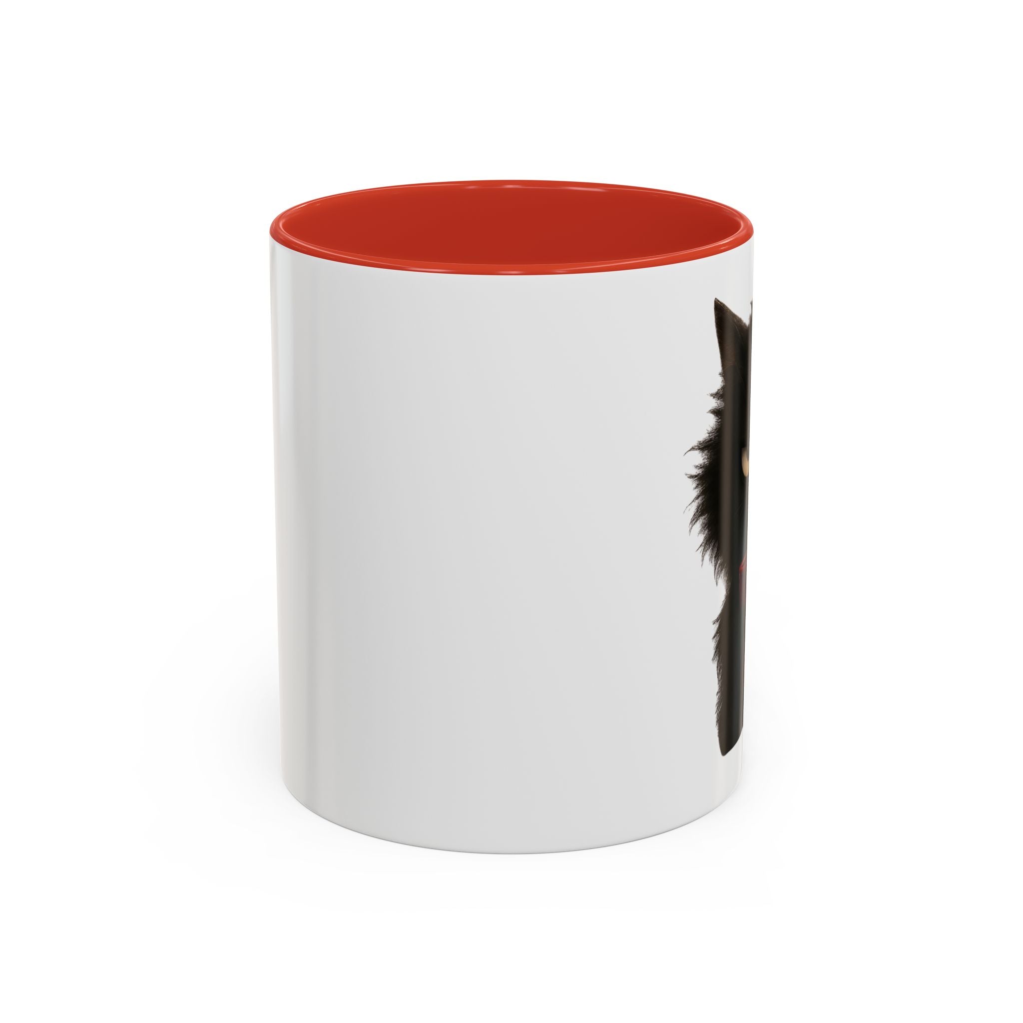 Black Cat Coffee Mug — Cute Kitty Accent Mug (11/15 oz)