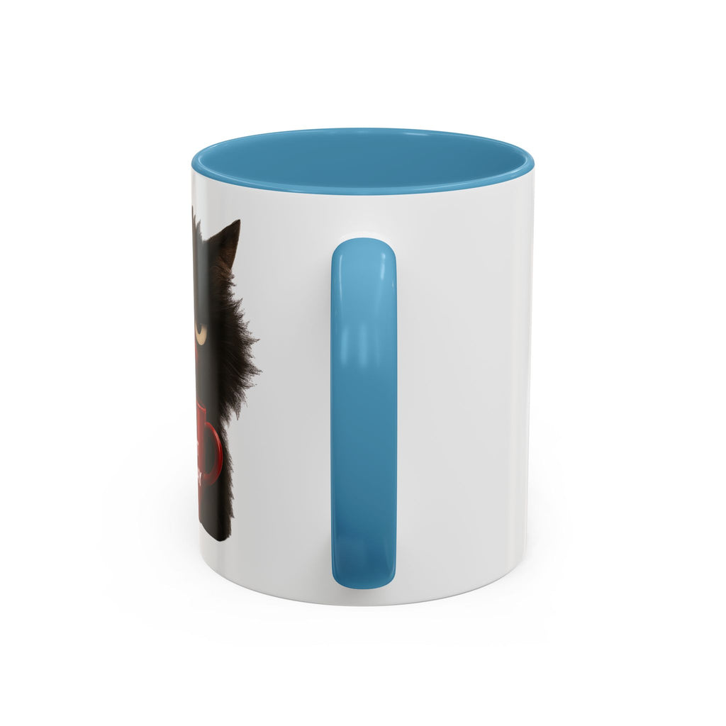 Black Cat Coffee Mug — Cute Kitty Accent Mug (11/15 oz)
