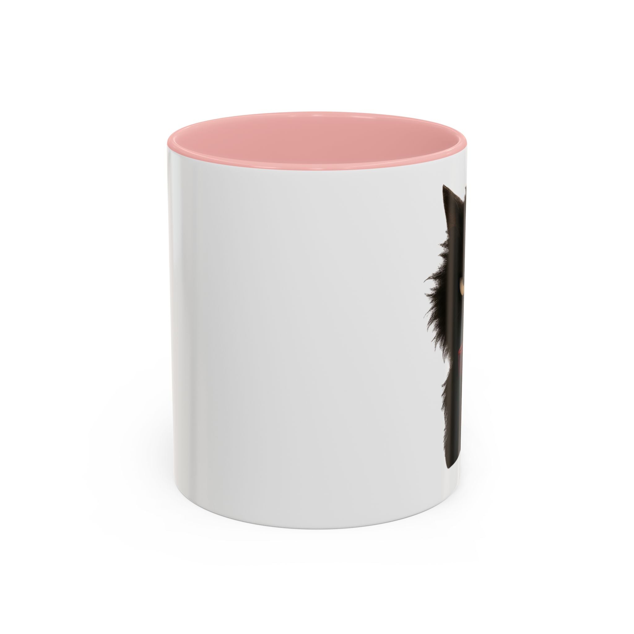 Black Cat Coffee Mug — Cute Kitty Accent Mug (11/15 oz)