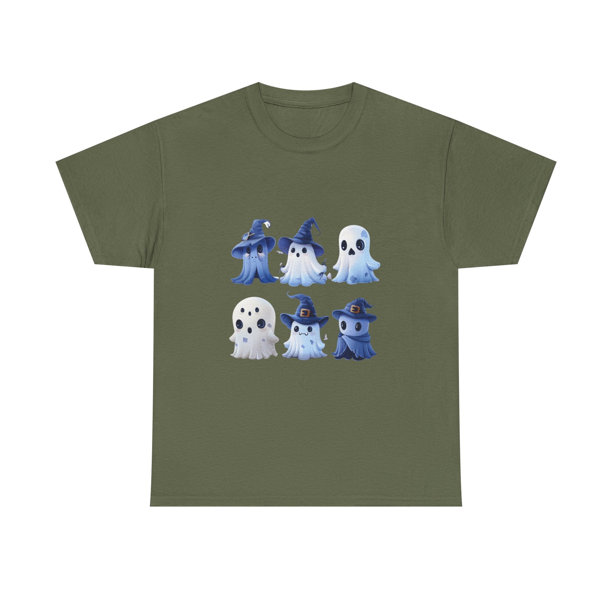 Ghost Squad Tee — Cute Blue Halloween Ghosts Shirt