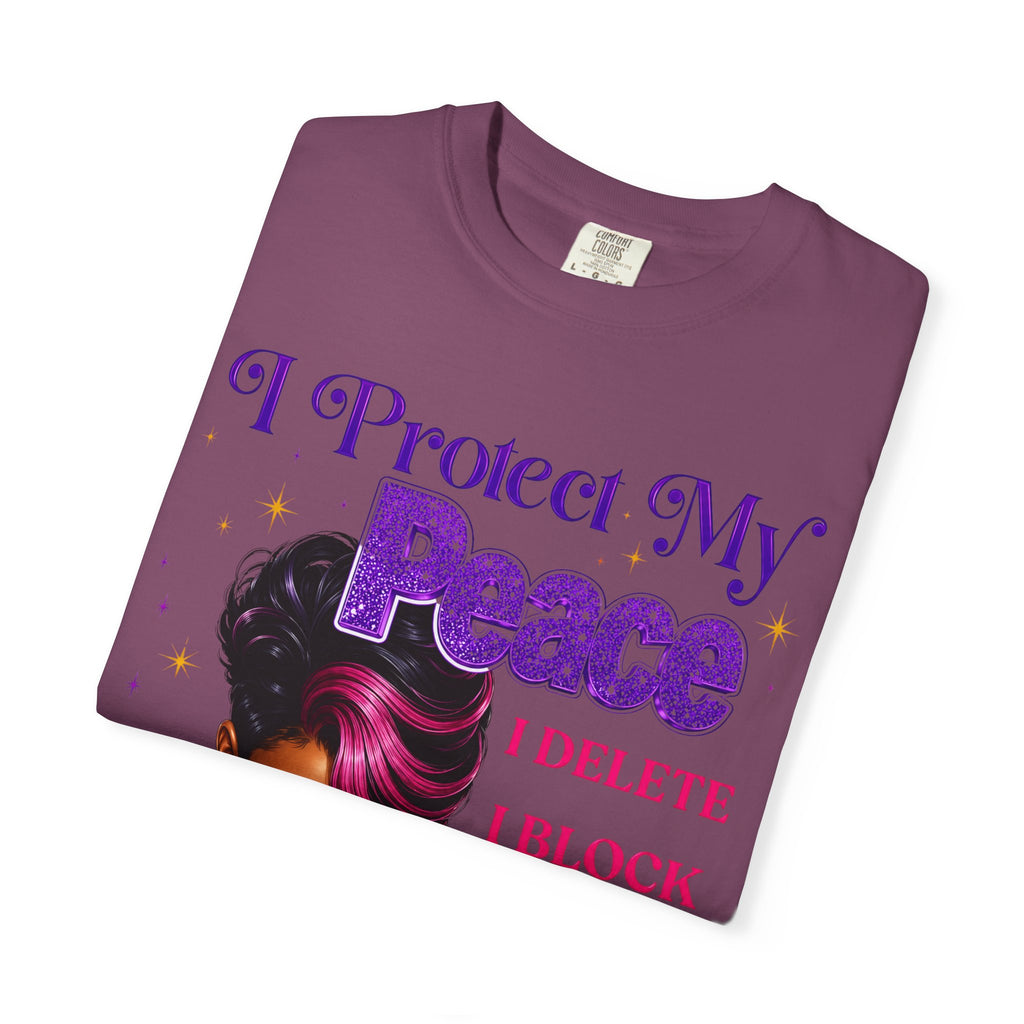I Protect My Peace T-Shirt — Bold Self-Care Graphic Tee