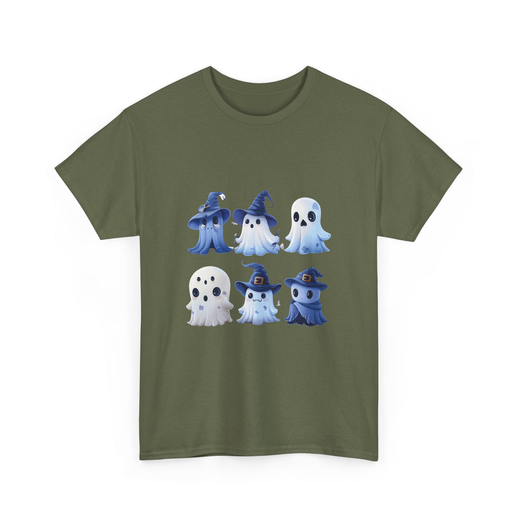 Ghost Squad Tee — Cute Blue Halloween Ghosts Shirt