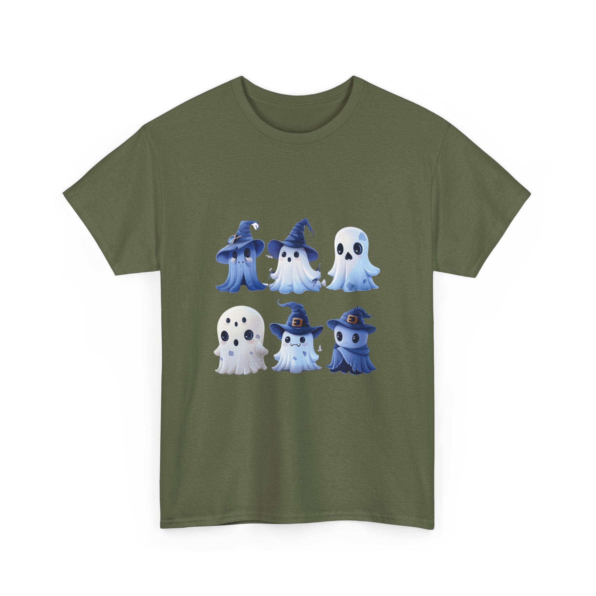 Ghost Squad Tee — Cute Blue Halloween Ghosts Shirt
