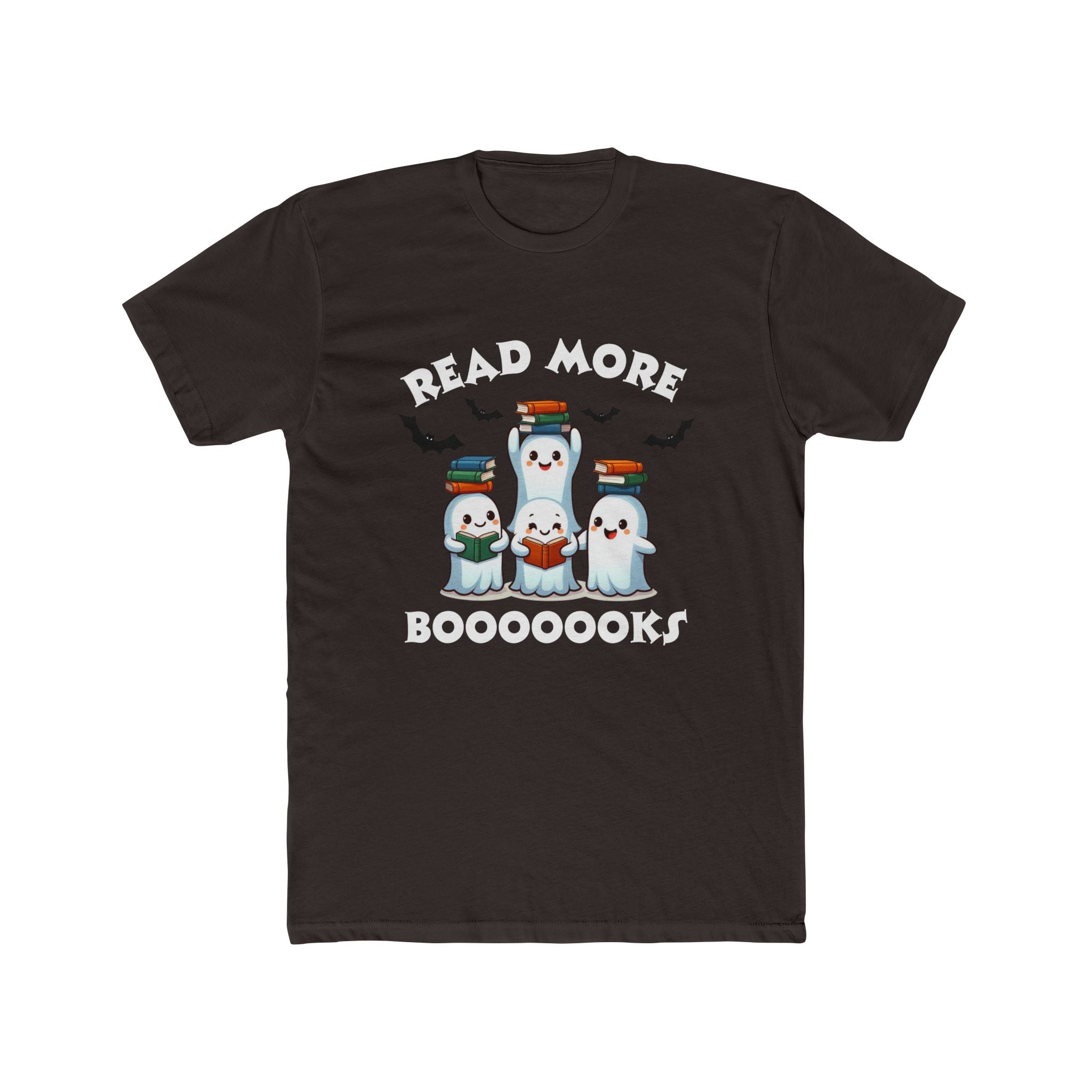 Ghost Family Halloween T‑Shirt — Cute Stacked Ghosts with Bats