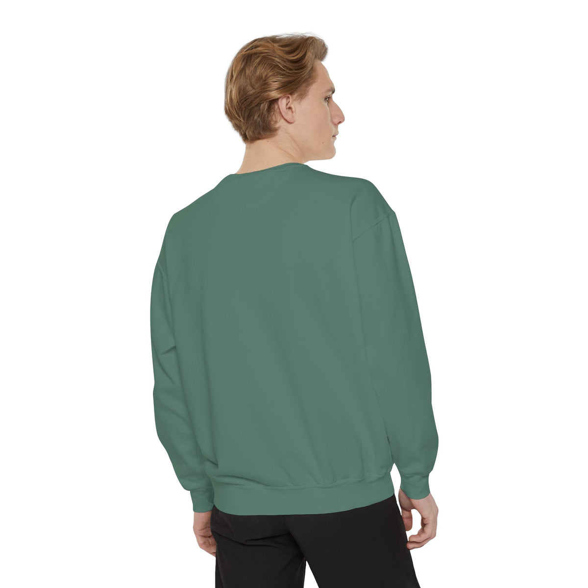 Holiday Hot Cocoa Sweatshirt — Festive Candy Cane Latte Design