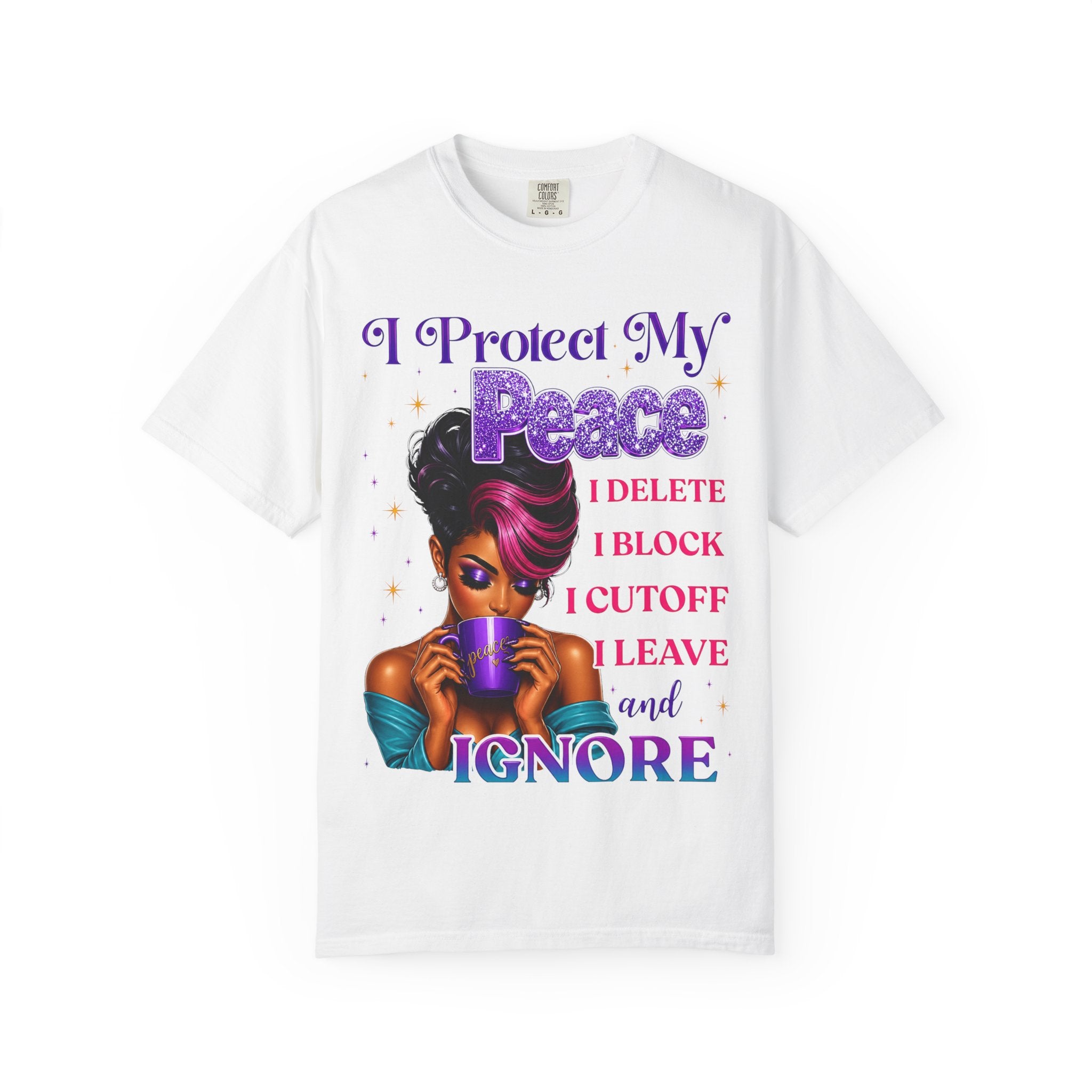 I Protect My Peace T-Shirt — Bold Self-Care Graphic Tee