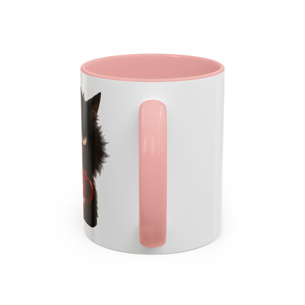Black Cat Coffee Mug — Cute Kitty Accent Mug (11/15 oz)