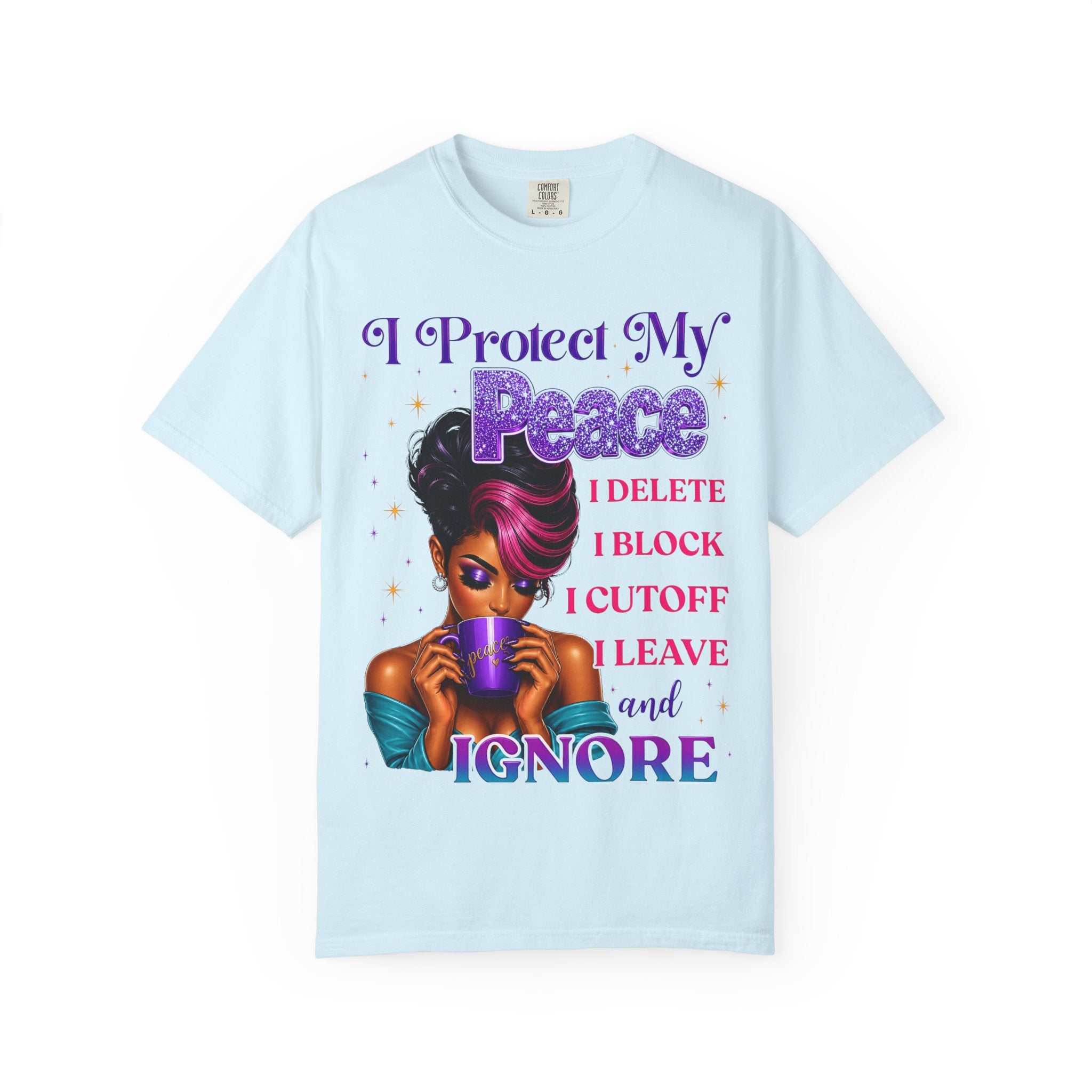 I Protect My Peace T-Shirt — Bold Self-Care Graphic Tee