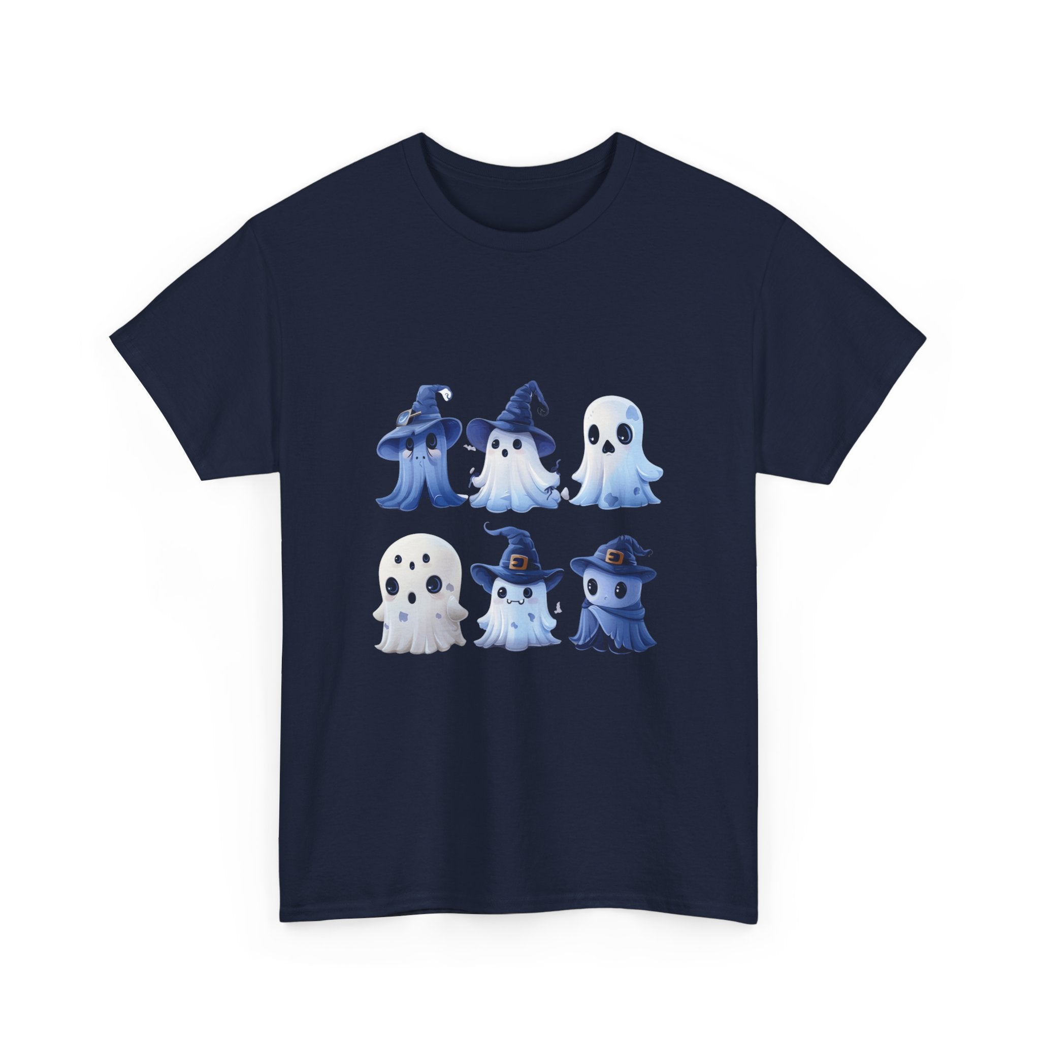 Ghost Squad Tee — Cute Blue Halloween Ghosts Shirt