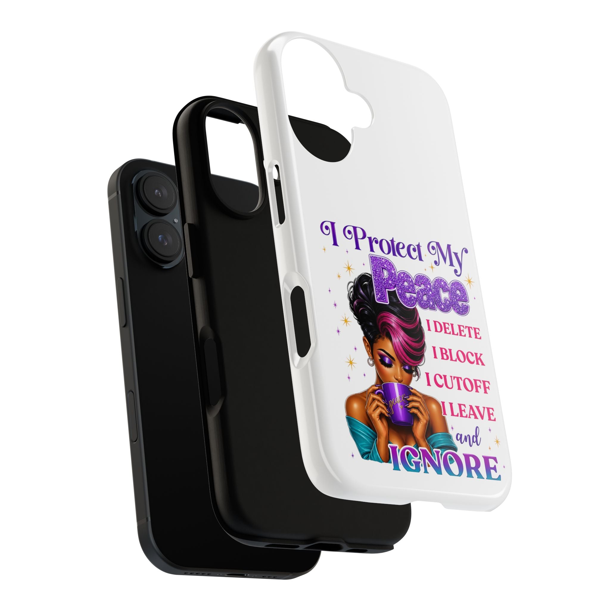 Phone Case — "I Protect My Peace" Bold Protective Phone Cover